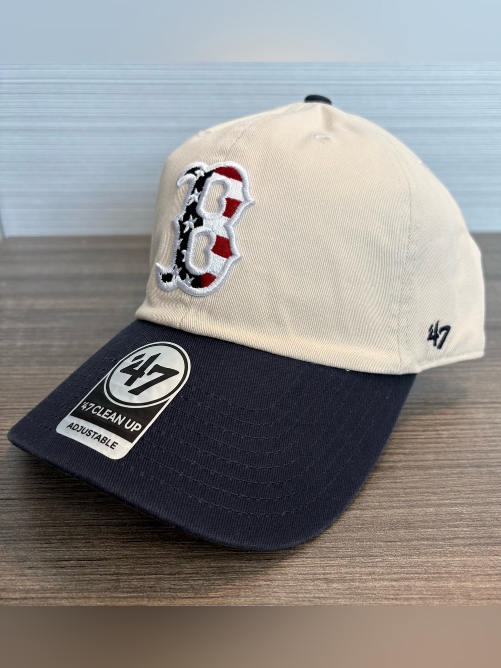 ‘47 Limited Edition American Flag Boston Red Sox Clean Up Adjustable Hat USA